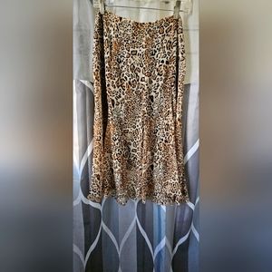 Vintage Dress Barn (1982) Leopard skirt